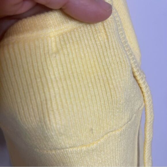 For Love & Lemons NWT For Love and Lemons $149 Yellow Halter knit Dress NWT XS - Picture 10 of 10